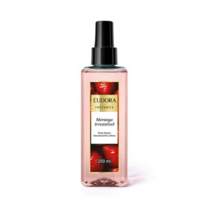 Body Splash Desodorante Colônia Eudora Instance Morango Irresistível 200ml